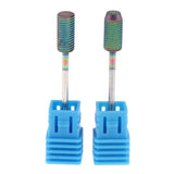 Maxbell 2Pcs Electric Nail Manicure Drill Bit Grinding Head for Polishing Care 02
