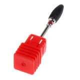 Maxbell Ceramic Polishing Head Nail Drill Bit for Electric Nail Machine Red-F