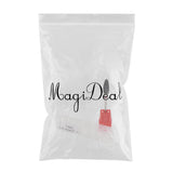 Maxbell Ceramic Polishing Head Nail Drill Bit for Electric Nail Machine Red-F