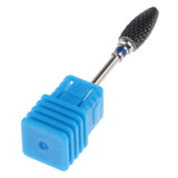 Maxbell Ceramic Polishing Head Nail Drill Bit for Electric Nail Machine Blue-M
