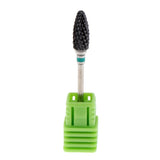 Maxbell Ceramic Polishing Head Nail Drill Bit for Electric Nail Machine Green-C