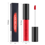 Maxbell Waterproof Longlasting Lip Gloss Nonstick Cup Liquid Velvety Lipstick Chili