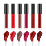 Maxbell Waterproof Longlasting Lip Gloss Nonstick Cup Liquid Velvety Lipstick Chili