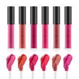 Maxbell Waterproof Longlasting Lip Gloss Nonstick Cup Liquid Velvety Lipstick Rose