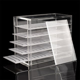 Maxbell 5 Tiers Professional Grafting False Eyelash Organizer Collection Storage Box