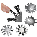Maxbell Nail Art French Tip Smile Line Cutter Stencil Edge Trimmer Styling Tools 01