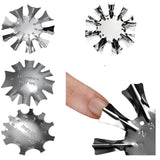 Maxbell Nail Art French Tip Smile Line Cutter Stencil Edge Trimmer Styling Tools 01