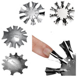 Maxbell Nail Art French Tip Smile Line Cutter Stencil Edge Trimmer Styling Tools 01