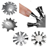 Maxbell Nail Art French Tip Smile Line Cutter Stencil Edge Trimmer Styling Tools 01