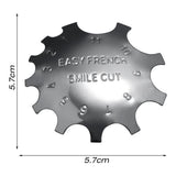 Maxbell Nail Art French Tip Smile Line Cutter Stencil Edge Trimmer Styling Tools 02