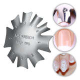 Maxbell Nail Art French Tip Smile Line Cutter Stencil Edge Trimmer Styling Tools 03