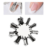 Maxbell Nail Art French Tip Smile Line Cutter Stencil Edge Trimmer Styling Tools 04