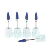 Max 5Pcs Pro Ceramic Nail Drill Bits Grinding Heads for Electric Nail Machine