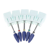 Max 5Pcs Pro Ceramic Nail Drill Bits Grinding Heads for Electric Nail Machine