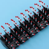 Max Men's Oily Hair Pick Comb Salon Dye Hairdressing Styling Wide Tooth Black