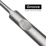 Maxbell 2pcs Professional Stainless Steel Nail Cuticle Spoon Pusher Remover Manicure