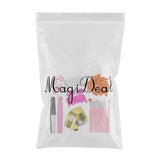 Maxbell Lots of Beauty Manicure Nail Brush,Art Pen,Files,Cup,Nail Art Tools Golden
