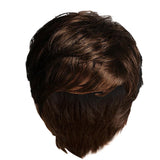Maxbell 8'' Short Pixie Cut Curly Wig Women Human Hair Layered Wavy Daily Party Wig