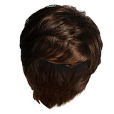 Maxbell 8'' Short Pixie Cut Curly Wig Women Human Hair Layered Wavy Daily Party Wig