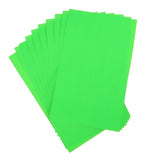 Maxbell 10 Sheets Dia.04inch Round Color Coding Circle Dot Labels Bright Green Color