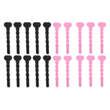 Maxbell Unique Heart-shaped Key Design Sponge Hair Curlers Hairdressing Roller Pink