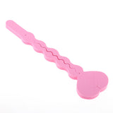 Maxbell Unique Heart-shaped Key Design Sponge Hair Curlers Hairdressing Roller Pink