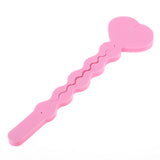 Maxbell Unique Heart-shaped Key Design Sponge Hair Curlers Hairdressing Roller Pink