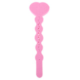 Maxbell Unique Heart-shaped Key Design Sponge Hair Curlers Hairdressing Roller Pink