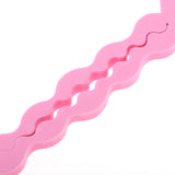 Maxbell Unique Heart-shaped Key Design Sponge Hair Curlers Hairdressing Roller Pink