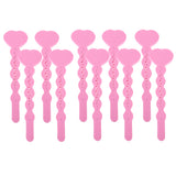 Maxbell Unique Heart-shaped Key Design Sponge Hair Curlers Hairdressing Roller Pink