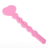 Maxbell Unique Heart-shaped Key Design Sponge Hair Curlers Hairdressing Roller Pink