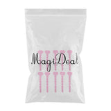 Maxbell Unique Heart-shaped Key Design Sponge Hair Curlers Hairdressing Roller Pink