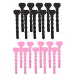 Maxbell Unique Heart-shaped Key Design Sponge Hair Curlers Hairdressing Roller Pink