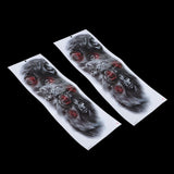 Maxbell 2Pcs Realistic 3D Waterproof Tattoo Arm Sleeves Stickers for Men Women 063