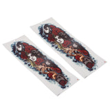 Maxbell 2Pcs Realistic 3D Waterproof Tattoo Arm Sleeves Stickers for Men Women 061