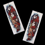 Maxbell 2Pcs Realistic 3D Waterproof Tattoo Arm Sleeves Stickers for Men Women 061