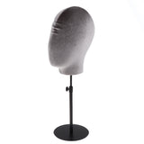 Maxbell Wigs Making Mannequin Head Hat Caps Display Model 21inch Gray