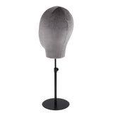 Maxbell Wigs Making Mannequin Head Hat Caps Display Model 21inch Gray