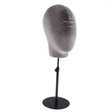 Maxbell Wigs Making Mannequin Head Hat Caps Display Model 21inch Gray