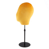 Maxbell Wigs Making Mannequin Head Hat Caps Display Model 21inch Yellow