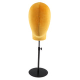 Maxbell Wigs Making Mannequin Head Hat Caps Display Model 21inch Yellow