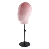 Maxbell Wigs Making Mannequin Head Hat Caps Display Model 21inch Pink