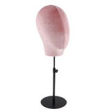 Maxbell Wigs Making Mannequin Head Hat Caps Display Model 21inch Pink