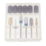Maxbell 3/6/10pcs Nail Drill Bit Gel Removal Kit for Electric Manicure Machine 6pcs