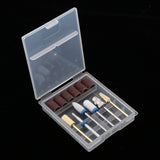 Maxbell 3/6/10pcs Nail Drill Bit Gel Removal Kit for Electric Manicure Machine 6pcs