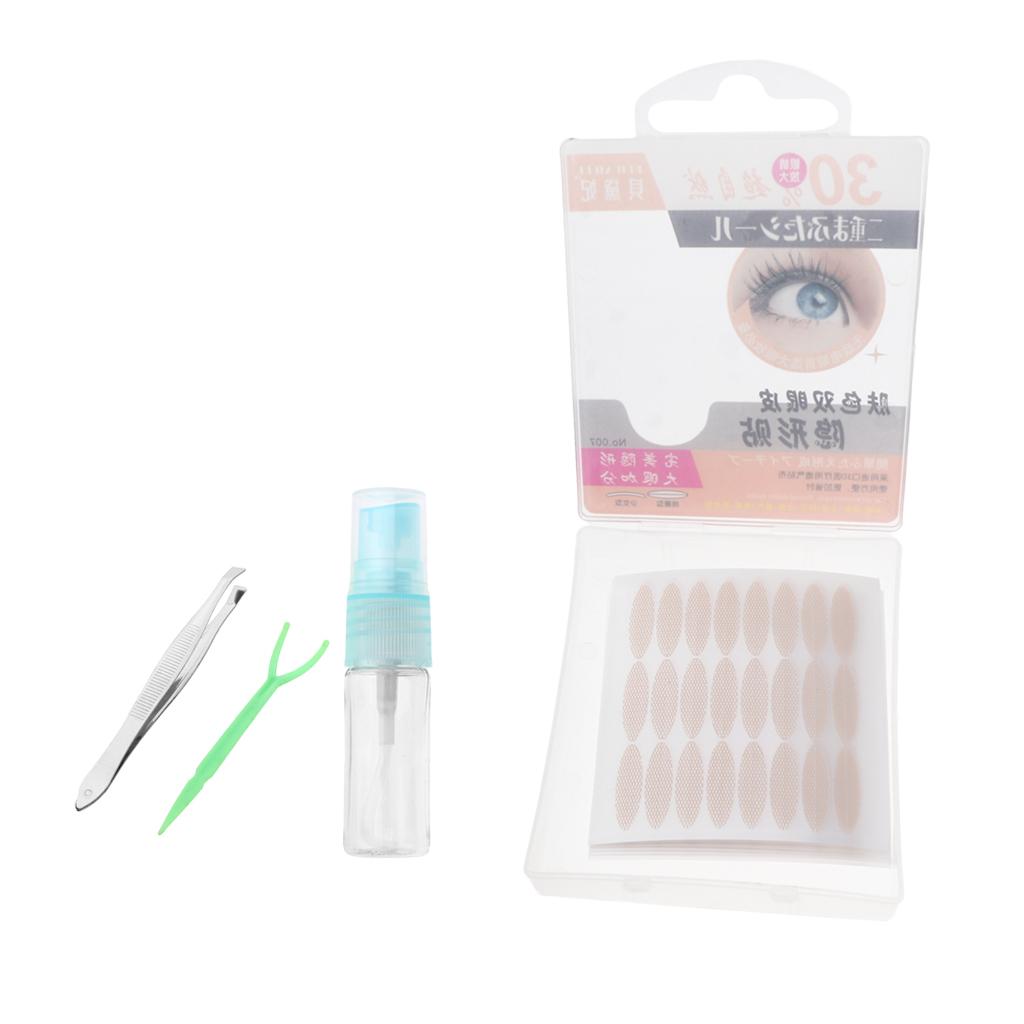 Maxbell 240 Pairs Invisible Fiber Double Eyelid Stickers Eyelid Lifting Strips Semiellipse