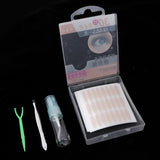 Maxbell 240 Pairs Invisible Fiber Double Eyelid Stickers Eyelid Lifting Strips Semiellipse