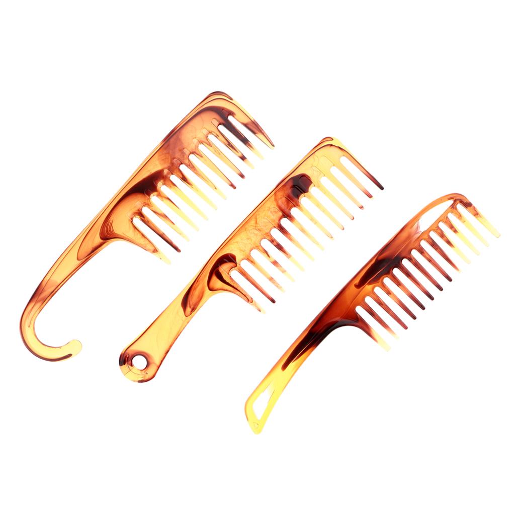 Maxbell Professional Detangling Comb Wide Tooth Hairbrush Hair Care Styling Tool 01