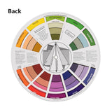 Maxbell Color Mixing Guide Wheel For Makeup Tattoo Nail Art Pigment Blending Palette