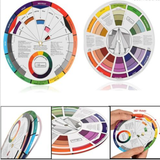 Maxbell Color Mixing Guide Wheel For Makeup Tattoo Nail Art Pigment Blending Palette